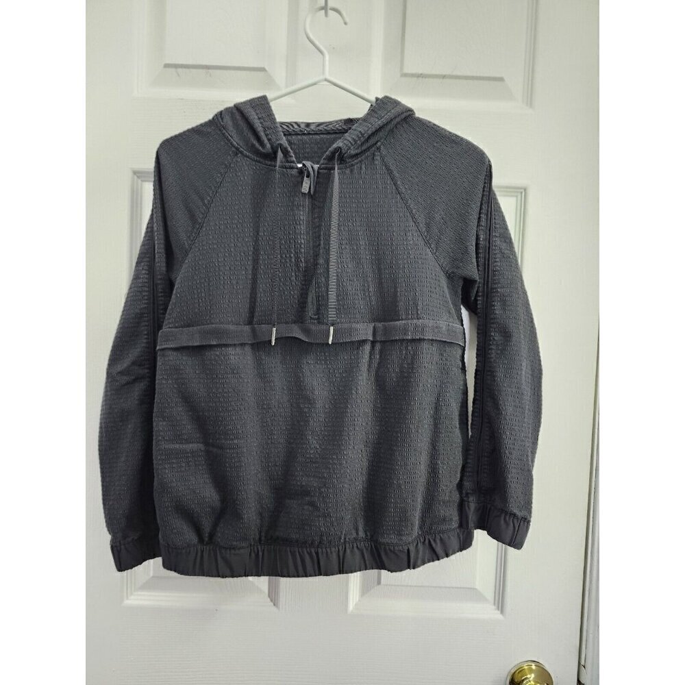 Lululemon Black Pack Light 1/2 Zip Pullover Sweater + Mesh Travel Backpack 4